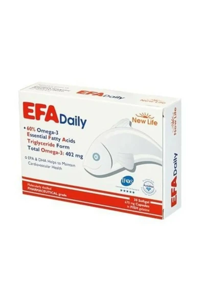 Efa Daily Günlük Omega-3 30 Kapsül ürün görseli 1