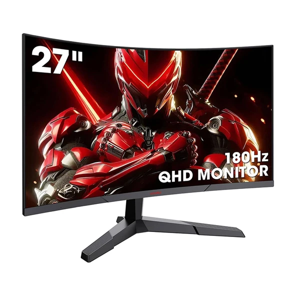 Koorui 1ms 180Hz 27" 2560x1440 QHD Curved Gaming Monitör 27E6QCA - Resim 2