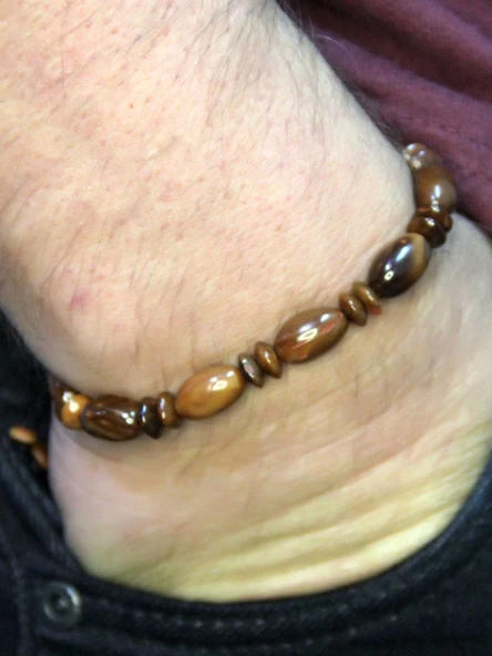 Doğal Kuka Ağacı Erkek Asansörlü Ayarlanabilir Bileklik eub112 - Resim 2