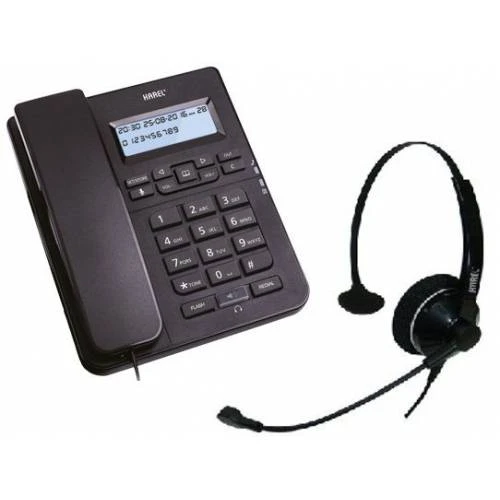 Karel TM145 Karel RJ9 Kulaklıklı Masaüstü Telefon Siyah ürün görseli
