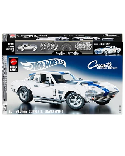 Hot Wheels Elite Serisi Corvette Grand Sport Araba Yapım Seti JGR31 ürün görseli 1