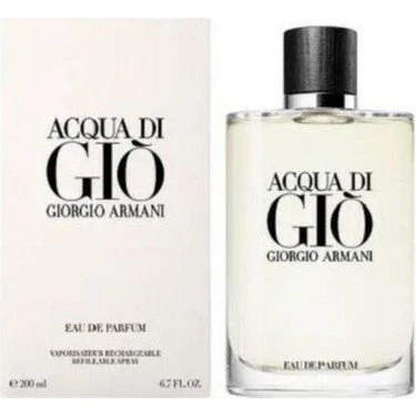 Giorgio Armani Acqua Di Gio Erkek Parfüm EDT 200 ML - Ambalajı  AÇılan Parfümün İadesi Yoktur ürün görseli