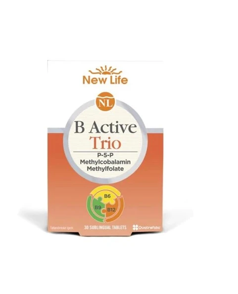 New Life B Active Trio Takviye Edici Gıda 30 Kapsül ürün görseli 1