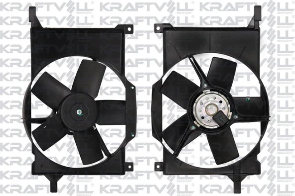 Opel Fan Motoru Davlumbazlı Opel Combo / Corsa B / Tigra 240w 300mm - Kraftvoll 08120036 ürün görseli