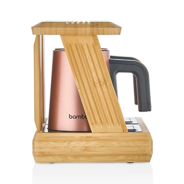 Bambum Kallavi Türk Kahve Makinesi Bronz İkili - Resim 4