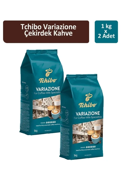 Tchibo Variazone For Coffee-Milk-Specialties Çekirdek Kahve 1000 gr x 2 Adet ürün görseli 1