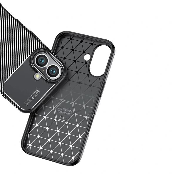 iPhone 16 Plus Kılıf Negro Silikon Kapak - Resim 9