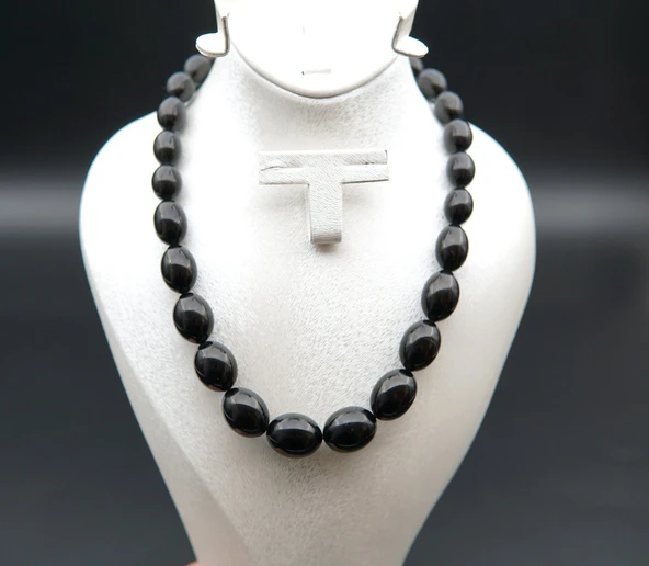 Oltu Taşı Kadın Kolye sk000134 ürün görseli 1