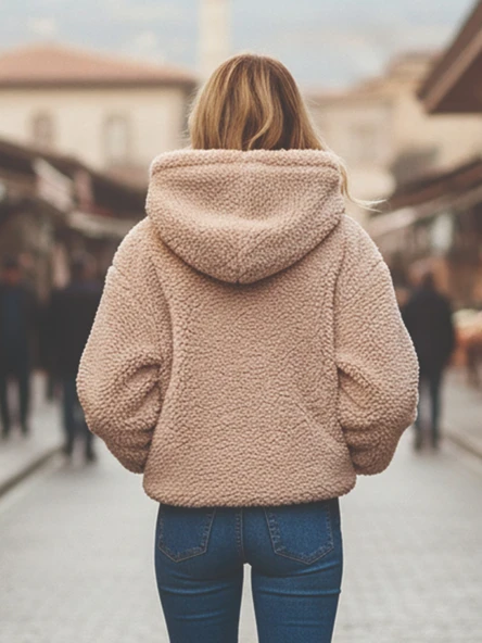 Peluş Özel Tasarım Şık Ceket - Resim 2