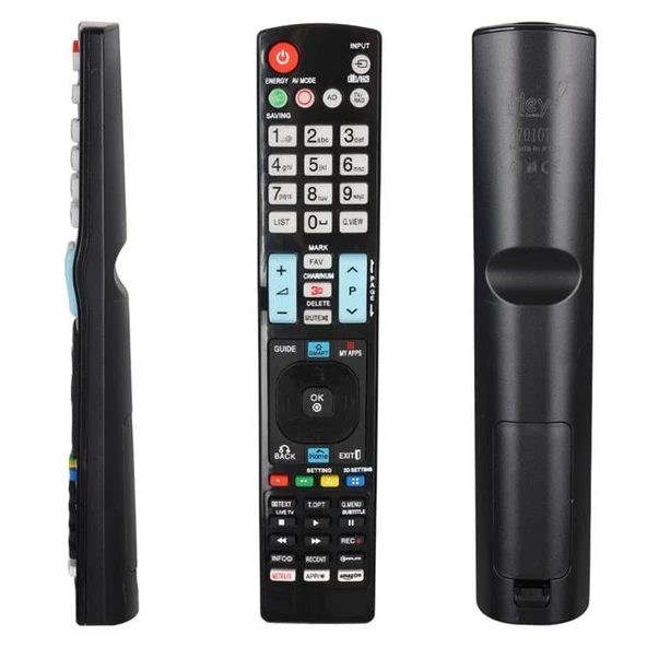 HEY 70107 RM L930+3 Küçük Kalip LG Universal LCD LED TV Kumanda ürün görseli 1