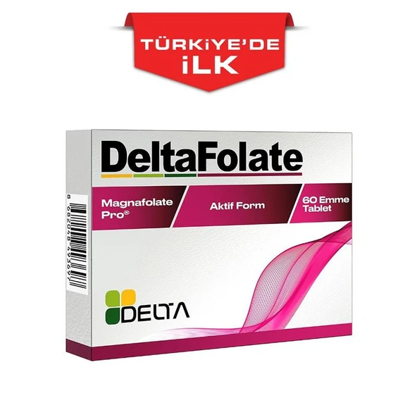 Delta Folate 60 Emme Tableti - SKT:10/2028 ürün görseli 1