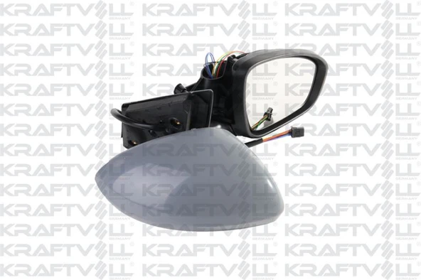 Renault Dis Dikiz Aynası Elektrikli İsitmalı Sinyallı Astarlı Sensorlu Sag Megane IV 16> - Kraftvoll 09110020 ürün görseli