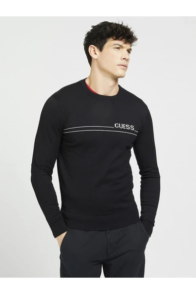 Guess Ls Erkek Triko Siyah ürün görseli