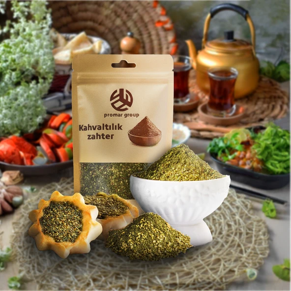 PROMAR DOĞAL KAHVALTILIK YEŞİL ZAHTER 200 GR - Resim 3