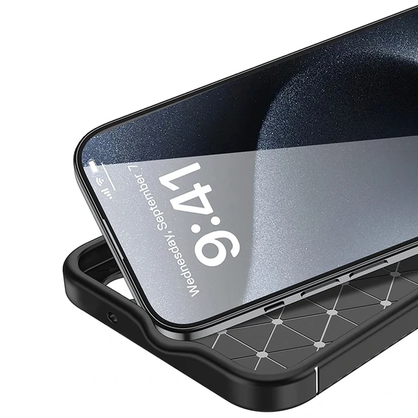 iPhone 16 Plus Kılıf Negro Silikon Kapak - Resim 8