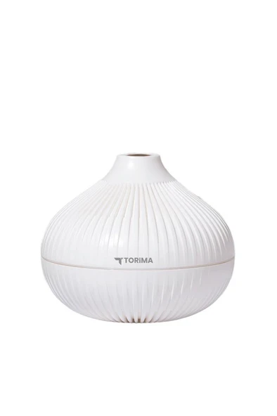 Torima H12 Beyaz Ultrasonik Gece Lambalı Hava Nemlendirici Dekoratif Buhar Makinesi - Resim 5