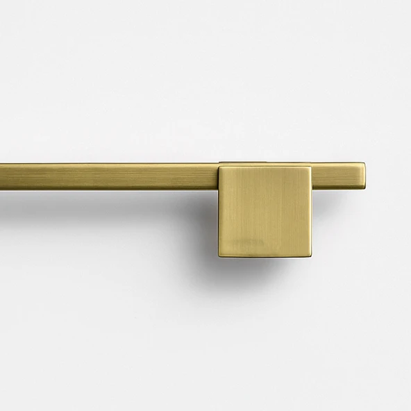 Boyut 256 mm Soft Antik Sarı Renk Metal Dolap Çekmece Kulbu Mutfak Dolabı Kapak Kulpları Mobilya - Resim 5