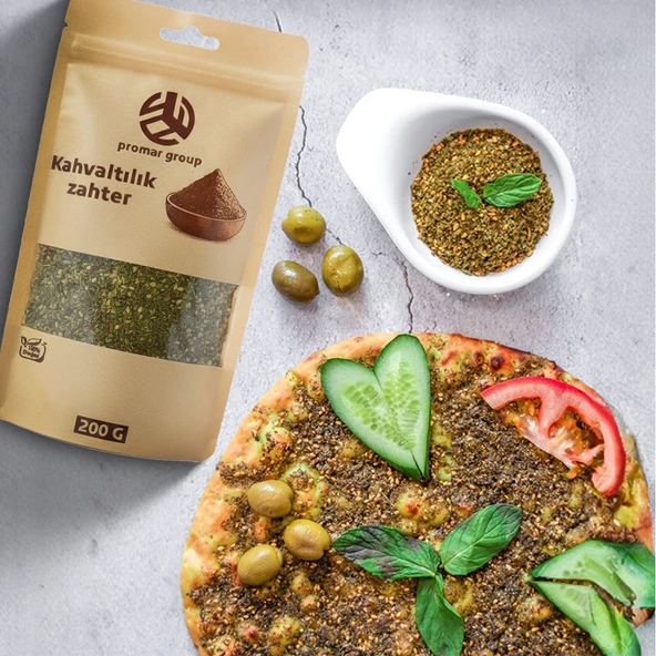 PROMAR DOĞAL KAHVALTILIK YEŞİL ZAHTER 200 GR - Resim 2