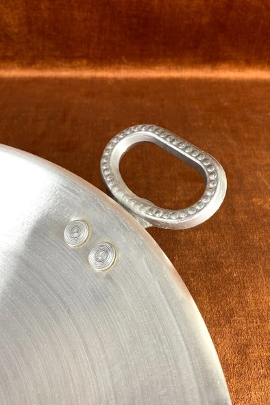 Alüminyum Eloksallı 35cm Kalın Sac Kavurma ve Gözleme Sote Tavası - Resim 3