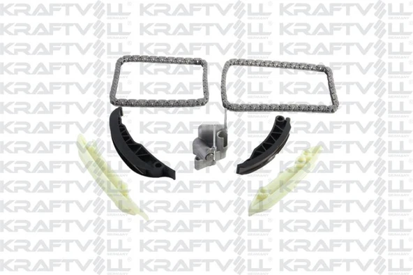 Bmw Eksantrık Zincir Seti Alt Ust (2 Zincir+4xkizak+gerici) Bmw M47 D20 M57 D25 D30 E46 E60 E65 E87 E90 - Kraftvoll 12100131 ürün görseli