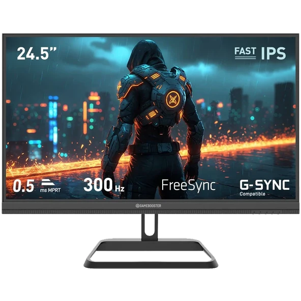 GameBooster GB-25F320FF 24.5" 300Hz 0.5ms HDMI DP FreeSync G-Sync HDR400 FHD Fast IPS Gaming Monitör ürün görseli 1