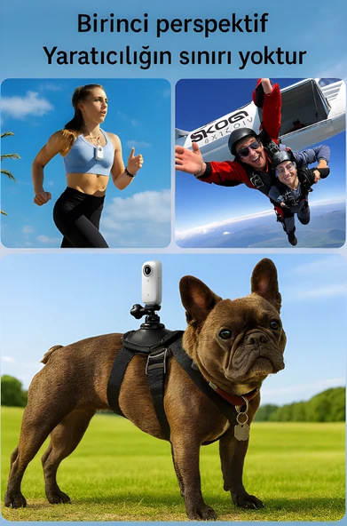 1080p 8MP WiFi Kablosuz Aksiyon Kamerası Açık Hava Sporları Için Sualtı Kılıflı 120 derece (BLACK) - Resim 4