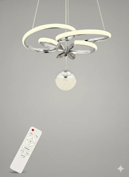 Florya Tek Top Sarkıt 3 Renk Led Avize ürün görseli