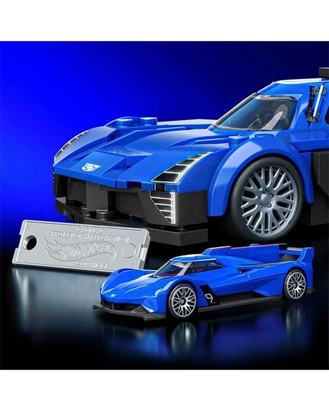 Hot Wheels Speed Serisi Cadillac Project GTP Hypercar Araba Yapım Seti JFR89 - Resim 5
