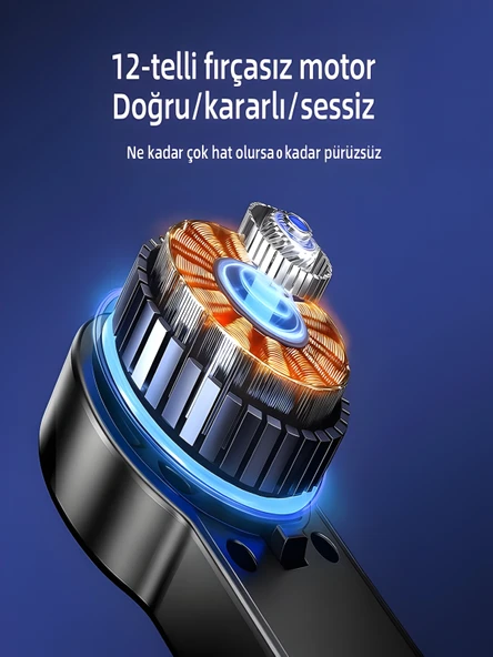 Uzaktan Kumandalı 101cm LED Işıklı Al Tripod Yapay Zeka Destekli Titreşim Engelli Gimbal - Resim 5