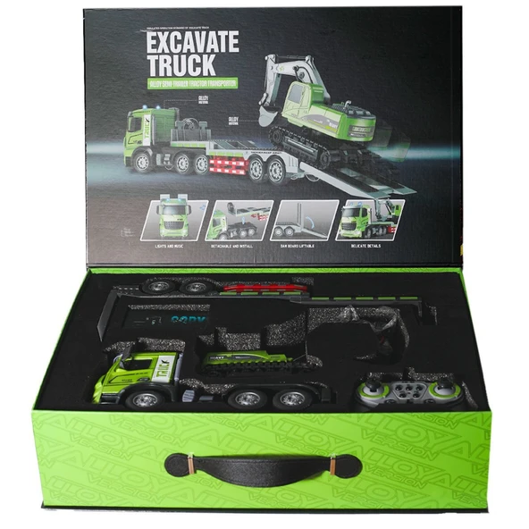 HJ8010 Kumandalı Tır Excavatör  -Gepettoys - Resim 2