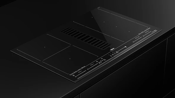 TEKA MASTERSENSE AİR AFF 87601 MST ENTEGRE DAVLUMBAZLI 80 CM. SİYAH ANKASTRE İNDÜKSİYONLU OCAK - Resim 6