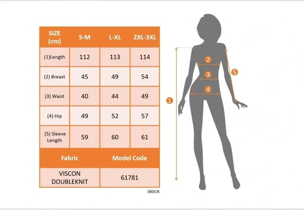 MDB Kadın Uzun Kollu Balıkçı Yaka önden Fermuarlı Yırtmaçlı Midi Viskon Iki Iplik Elbise - Resim 5