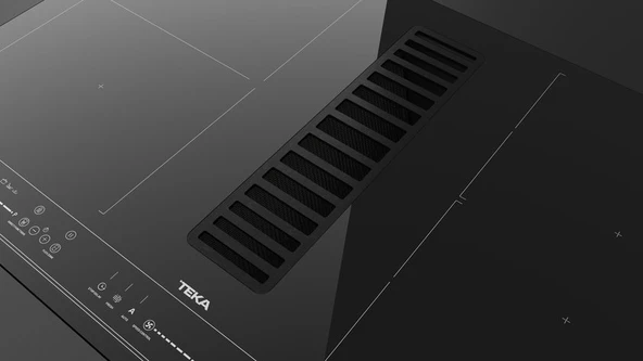 TEKA MASTERSENSE AİR AFF 87601 MST ENTEGRE DAVLUMBAZLI 80 CM. SİYAH ANKASTRE İNDÜKSİYONLU OCAK - Resim 5