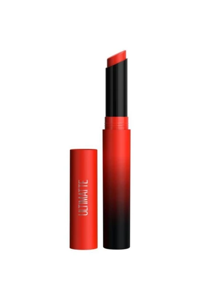 Maybelline New York Color Sensational Ultimatte Mat Ruj- 299 More Scarlet Kırmızı ürün görseli