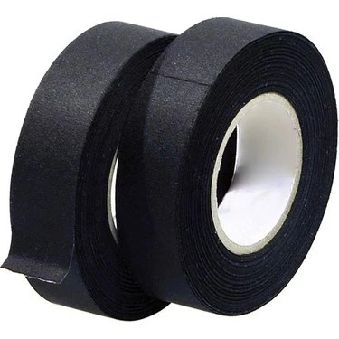 Tüylü Endüstriyel Siyah Bez Bant 18 mm x 10 Mt ürün görseli 1