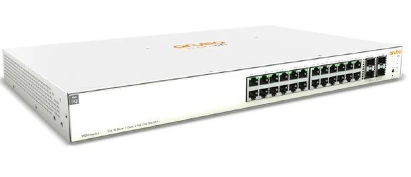 HPE ARUBA ION 1930 JL682A 24 PORT GIGABIT+ 4XSFP1/10GB L2+ YÖNETİLEBİLİR RACKMOUNT SWITCH ürün görseli 1