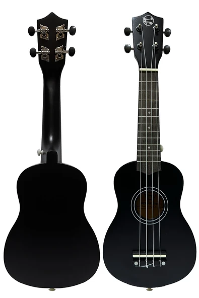 Fourtune Nova UKS-21BK Gül Ağacı Siyah Soprano Ukulele Seti - Resim 4