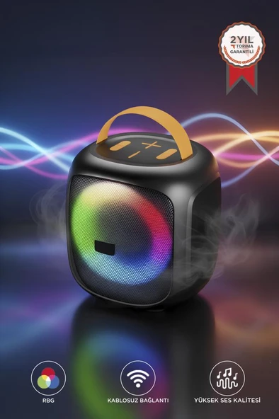 Torima KTS-2387 Taşınabilir Wireless Hoparlör 12W RGB Işıklı ürün görseli