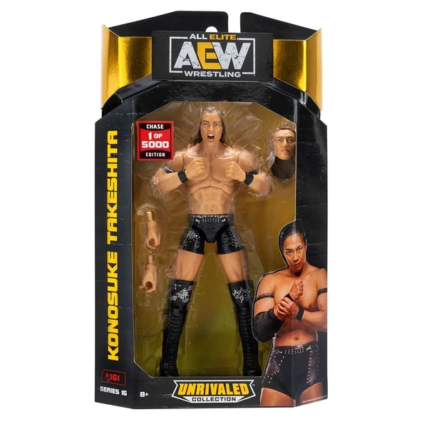 AEW Karakterleri Model Aksiyon Figürler S16 Konosuke Takeshita 16 - Resim 5