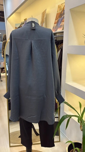 invee Gömlek 7184 antrasit - Resim 4