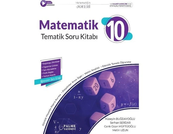10. Sınıf Joker Matematik Soru Kitabı ürün görseli 1