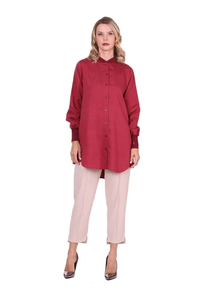 invee Gömlek 7184 bordo ürün görseli 1