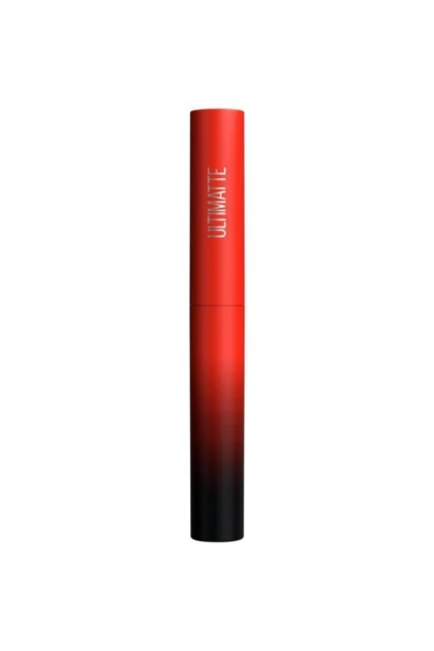 Maybelline New York Color Sensational Ultimatte Mat Ruj- 299 More Scarlet Kırmızı - Resim 3