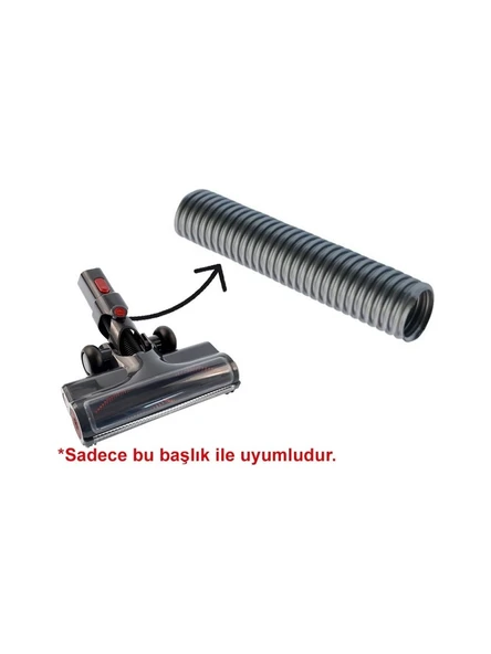 srfn ticaret Fakir Inovator 6065 Uyumlu Süpürge Emici Başlık Ara Hortum - 2 Adet - Resim 2