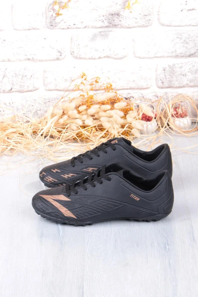 Lig Titan Siyah Orjinal Ürün Çim Saha Halı Saha Erkek Futbol Ayakkabı - Resim 7