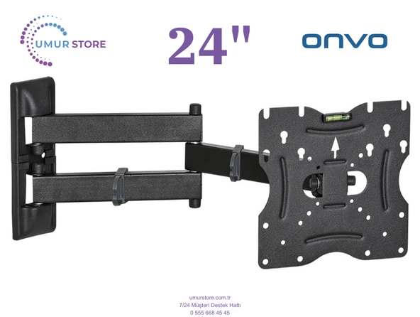 ONVO 24ovF6001h 24 inç / 22”- 49” Lcd Led Televizyon Hareketli Duvar Askı Aparatı ürün görseli