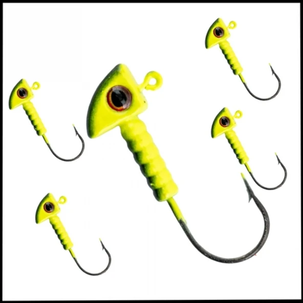 Uyguna-Yakala Yeşil Siyah - 7 Gr   Zoka - Kurşunlu Olta İğnesi  -5 Adet-ALA.248 ürün görseli