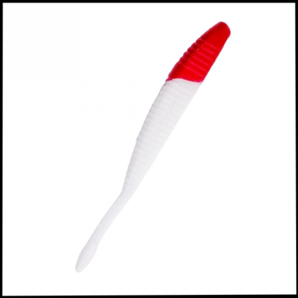 Uyguna-Yakala 3,3g 95mm  -  Silikon Kurt Yem  -  Kırmızı Beyaz -1001-19 ürün görseli