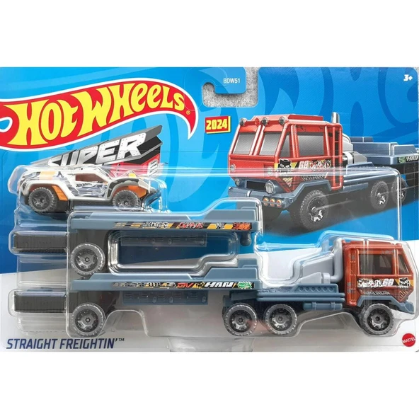 Hot Wheels Taşıyıcı Tırlar Straight Freightin BDW51 - HVD94 ürün görseli 1