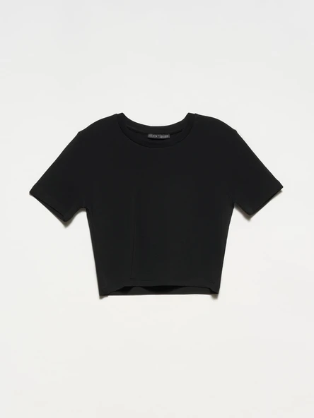 30124 DİLVİN CROP T-SHIRT ürün görseli